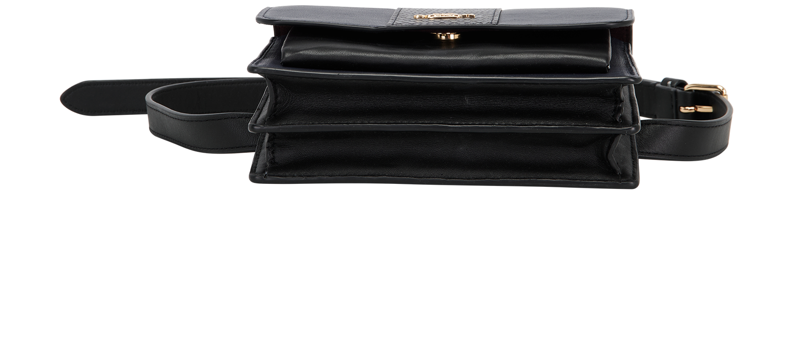 Snake Embossed 2 Way Bag, &pound;110, Handbags, Black/Navy, Leather, Top view